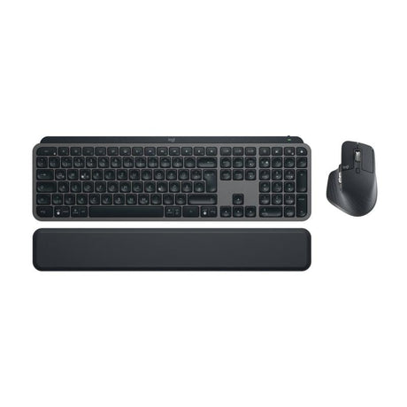 Logitech Set conectori Set Tastatura si Mouse Wireless Logitech MX Keys Combo 920-010926 | Business, Layout DE