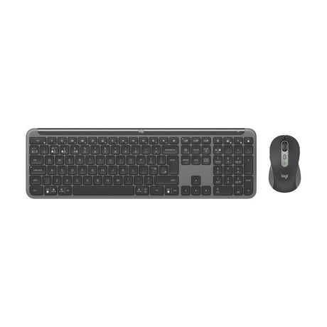 Logitech Set Tastatură + Mouse Logitech Signature Slim Combo MK950, Wireless, pentru PC/Laptop, 920-012483/920012483