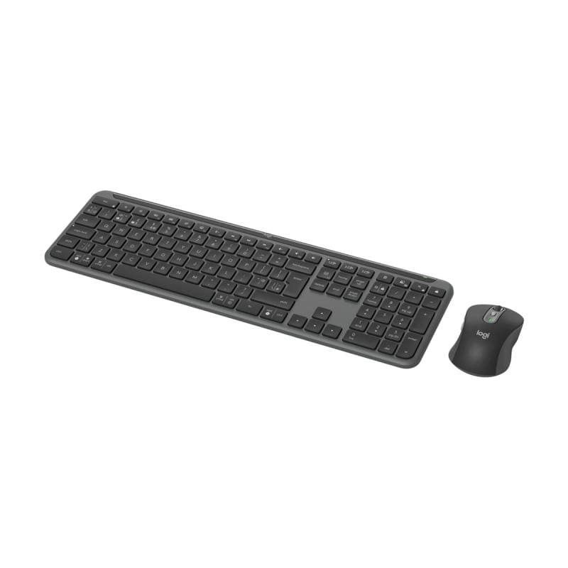 Logitech Set Tastatură + Mouse Logitech Signature Slim Combo MK950, Wireless, pentru PC/Laptop, 920-012483/920012483