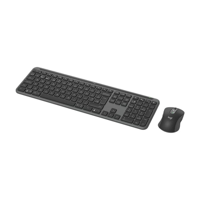Logitech Set Tastatură + Mouse Logitech Signature Slim Combo MK950, Wireless, pentru PC/Laptop, 920-012483/920012483