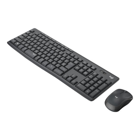 Logitech Mouse Set Tastatura si Mouse Logitech MK295 SilentTouch 119163 | Wireless, Layout DE, Receptor USB, Negru