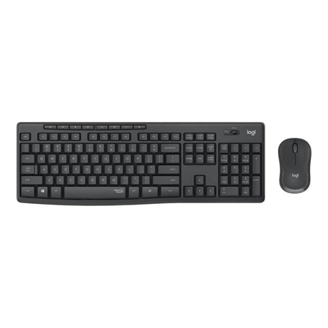 Logitech Mouse Set Tastatura si Mouse Logitech MK295 SilentTouch 119163 | Wireless, Layout DE, Receptor USB, Negru