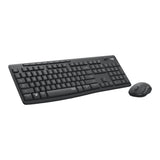 Logitech Mouse Set Tastatura si Mouse Logitech MK295 SilentTouch 119163 | Wireless, Layout DE, Receptor USB, Negru