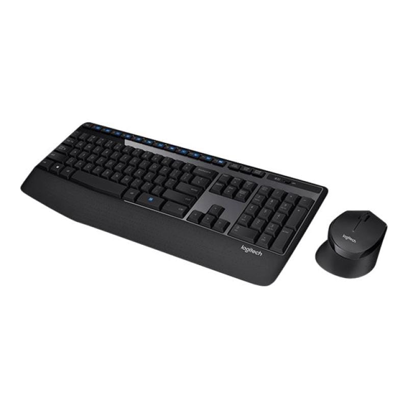 Logitech Mouse Set Tastatura si Mouse Logitech MK345 920-006489 | Wireless, Receptor USB, Layout US, Negru