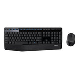 Logitech Mouse Set Tastatura si Mouse Logitech MK345 920-006489 | Wireless, Receptor USB, Layout US, Negru