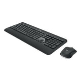 Logitech Mouse Set Tastatura si Mouse Wireless Logitech MK540 | Layout DE, Wireless 2.4GHz, Negru