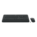 Logitech Mouse Set Tastatura si Mouse Logitech MK545 Advanced 920-008889 | Wireless, Layout DE, Receptor USB, Negru