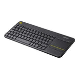 Logitech Tastatură wireless Logitech K400 Plus cu touchpad integrat, layout US, negru, 920-007145