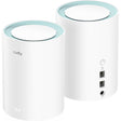 Sistem Mesh CUDY M1300/2-Pack | WiFi 5, 1200 Mbps, Dual-Band, 2 Unitati, Alb