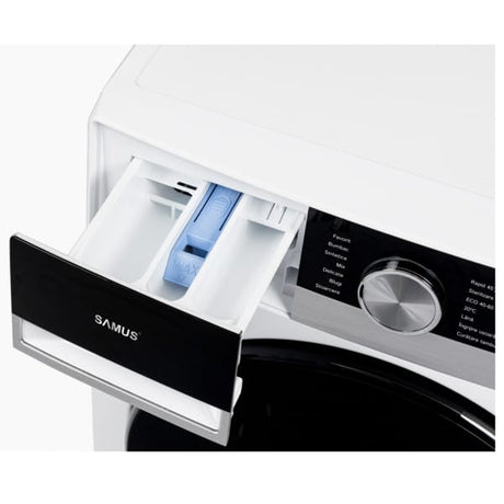 Samus Masina de spalat rufe Mașină de Spălat Rufe Inverter Samus | 8kg, 1400 RPM, Clasa A, 14 programe, 59.5x54x85cm