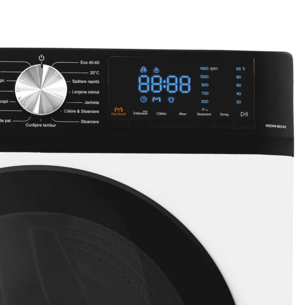 Samus Masina de spalat rufe Mașină de Spălat Rufe Inverter Samus | 8kg, 1400 RPM, Clasa A, 16 programe