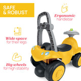 Masinuta Copii Chicco Billy Walk And Ride 2 în 1, Galben, 12-36luni+