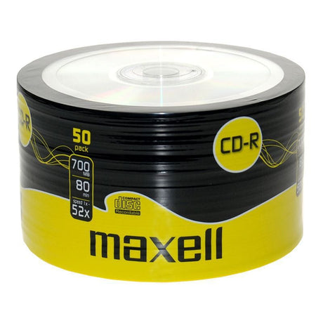 MAXELL Discuri optice (CD, DVD, Blueray) Discuri optice (CD, DVD, Blueray) MAXELL PLY0034 | 50, Roșu