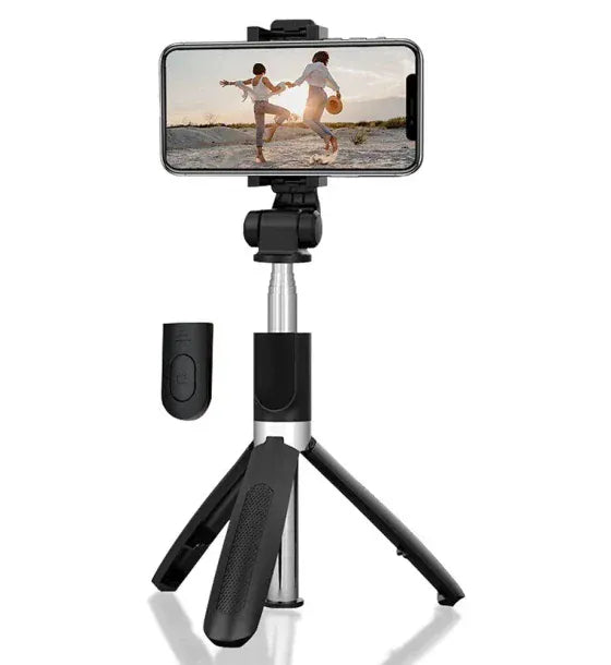 Media-Tech 2 in 1 selfie stick & desk tripod incl bluetooth remote control for Android 70 and iOS 50 and above