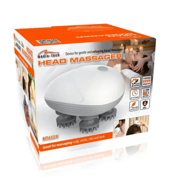 Media-Tech Aparat de masaj pentru cap Media-Tech