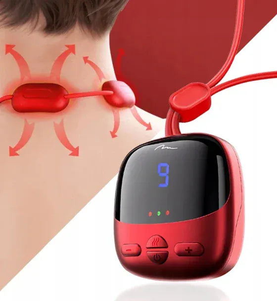 Media-Tech Aparat de masaj pentru gat EMS Media-Tech 4 moduri de masaj 9 niveluri de intensitate 47x47x16cm