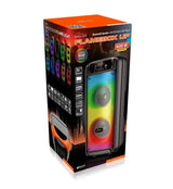 Media-Tech Boxa Portabila wireless Media-Tech FLAMEBOX UP MT3177 Radio FM MP3 Player 14W RMS iluminare RGB Negru