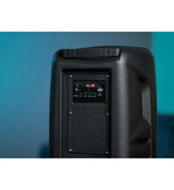 Media-Tech Boxa Portabila wireless Media-Tech FLAMEZILLA MT3178 Radio FM MP3 Player Karaoke20W RMS iluminare RGB Negru