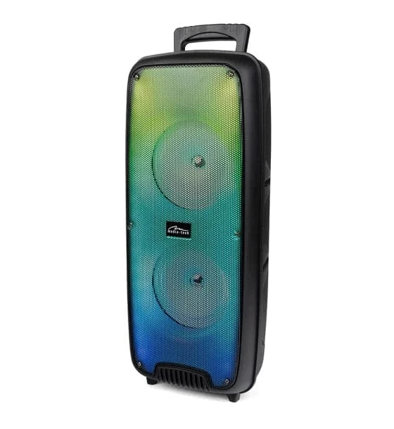 Media-Tech Boxa Portabila wireless Media-Tech FLAMEZILLA MT3178 Radio FM MP3 Player Karaoke20W RMS iluminare RGB Negru