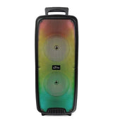 Media-Tech Boxa Portabila wireless Media-Tech FLAMEZILLA MT3178 Radio FM MP3 Player Karaoke20W RMS iluminare RGB Negru