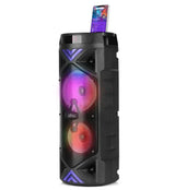 Media-Tech Boxa Portabila wireless pentru Karaoke Media-Tech FUNBOX KEG PRO MT3182 Radio FM MP3 Player Karaoke 50W RMS iluminare RGB Negru