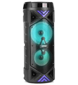 Media-Tech Boxa Portabila wireless pentru Karaoke Media-Tech FUNBOX KEG PRO MT3182 Radio FM MP3 Player Karaoke 50W RMS iluminare RGB Negru