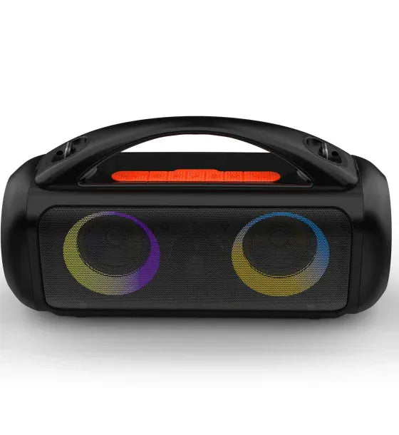 Media-Tech Boxa Portabila wireless pentru Karaoke Media-Tech POWER AUDIO PRO MT3184 Radio FM MP3 Player Karaoke 60W RMS iluminare RGB Negru