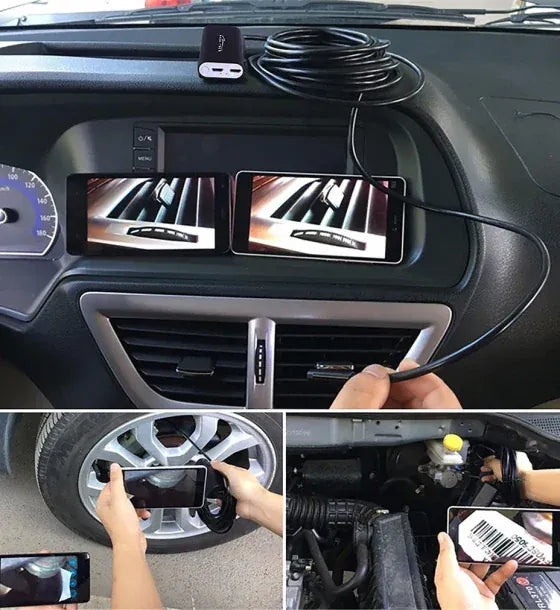 Media-Tech Camera inspectie endoscop Media-Tech MT4099 5 m 6 led-uri conexiune Wi-Fi pentru Android sau PC