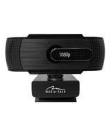 Media-Tech Camera Web optimizata pentru scoala online Media-Tech LOOK V Privacy MT4107 inregistrare FHD 1080p @30Fps senzor CMOS 13MPix USB Negru