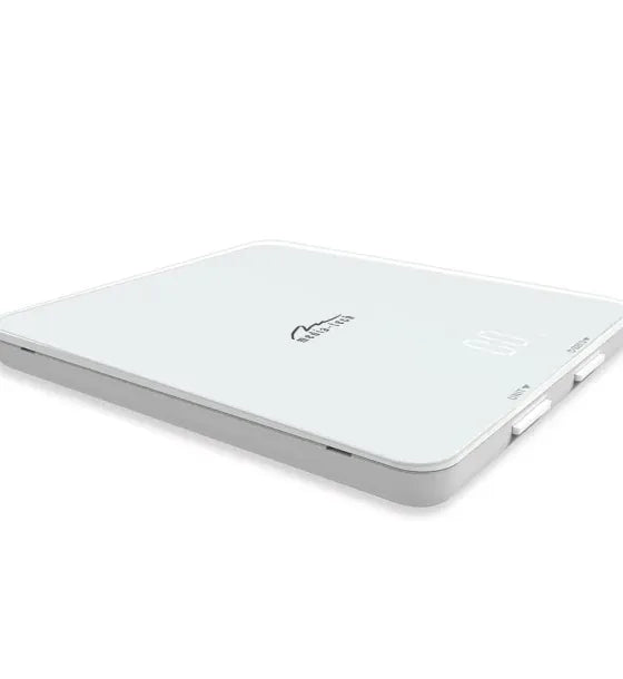 Media-Tech Cantar de bucatarie Media-Tech SMART DIET SCALE MT5544 5 Kg 1 g tara sticla securizata display LCD Alb