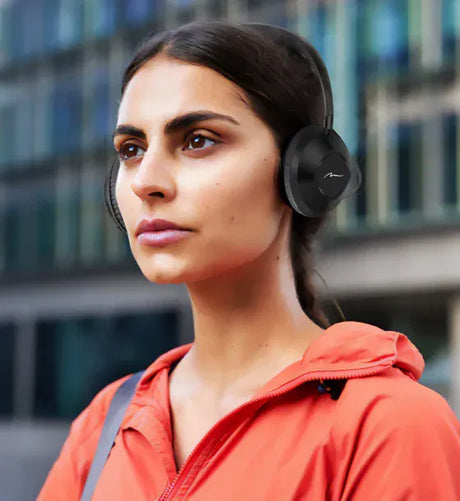 Media-Tech Casti Bluetooth cu Microfon Media-Tech SONIQUE BT MT3610 Stereo Control Volum Radio FM MP3 player Negru