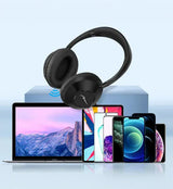 Media-Tech Casti Bluetooth cu Microfon Media-Tech SONIQUE BT MT3610 Stereo Control Volum Radio FM MP3 player Negru