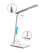 Media-Tech Lampa de birou cu led Media-Tech MT222 modul incarcare wireless pentru telefon control tactil USB lumina calda si rece