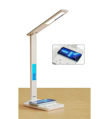 Media-Tech Lampa de birou cu led Media-Tech MT222 modul incarcare wireless pentru telefon control tactil USB lumina calda si rece