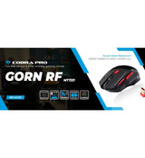 Media-Tech Mouse optic Gaming Reincarcabil Media-Tech COBRA PRO GORN RF MT1121 Wireless Iluminat Negru