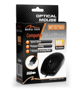 Media-Tech Mouse optic Media-Tech MT 1075 800dpi Negru
