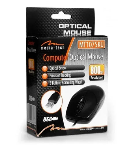 Media-Tech Mouse optic Media-Tech MT 1075 800dpi Negru