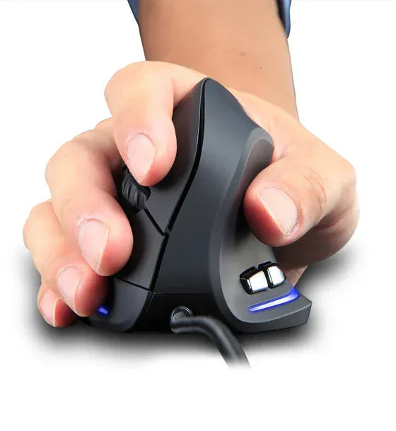 Media-Tech Mouse optic Vertical Media-Tech VERTIC MT1122 5 butoane Iluminat Negru