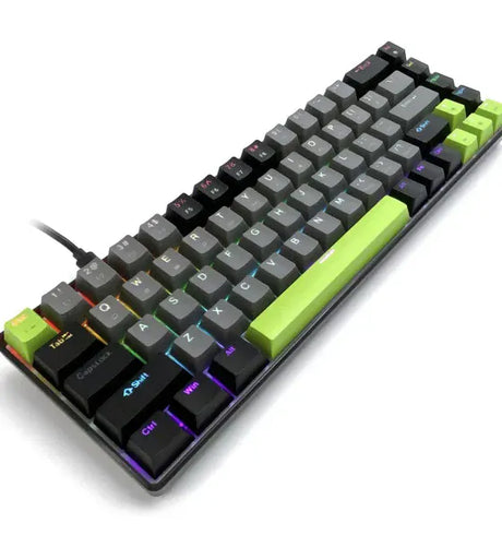 Media-Tech Short mechanical gaming keyboard 60% 68 keys RED