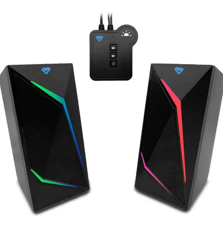Media-Tech Sistem audio portabil pentru gaming Media-Tech COBRA PRO URION 20 MT3172 Iluminare RGB Bluetooth Negru