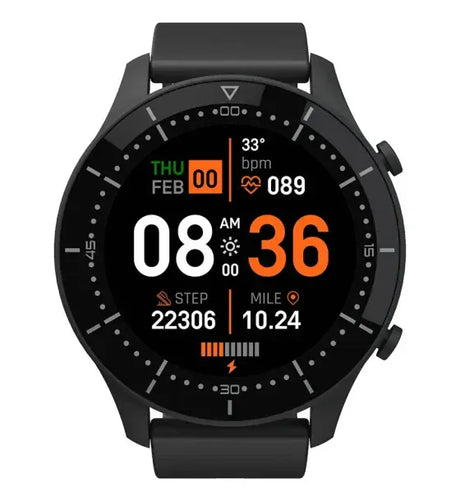Media-Tech SmartWatch Media-Tech ACTIVEBAND GENUA MT870 Monitorizare Puls Pedometru Alarma Notificare Apeluri si Aplicatii Functii Sport Negru