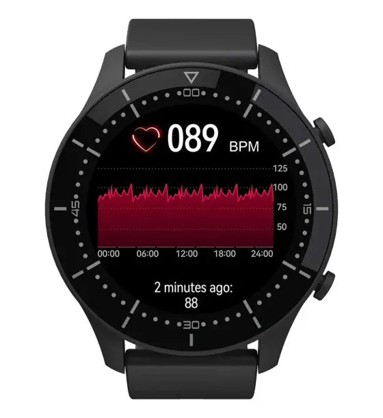 Media-Tech SmartWatch Media-Tech ACTIVEBAND GENUA MT870 Monitorizare Puls Pedometru Alarma Notificare Apeluri si Aplicatii Functii Sport Negru