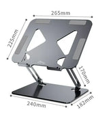 Media-Tech Suport reglabil ergonomic pentru laptop 10-17 inchi Media-Tech MT2661 Negru
