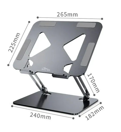Media-Tech Suport reglabil ergonomic pentru laptop 10-17 inchi Media-Tech MT2661 Negru