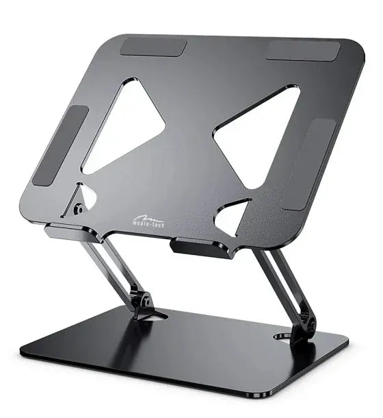 Media-Tech Suport reglabil ergonomic pentru laptop 10-17 inchi Media-Tech MT2661 Negru