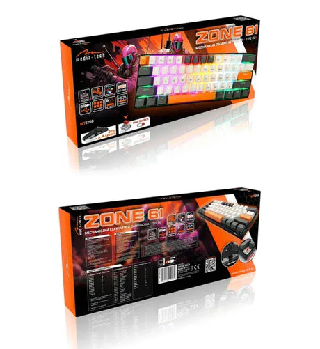 Media-Tech Tastatura Gaming Mecanica Media-Tech ZONE 61 MT1258 61 Taste Iluminata