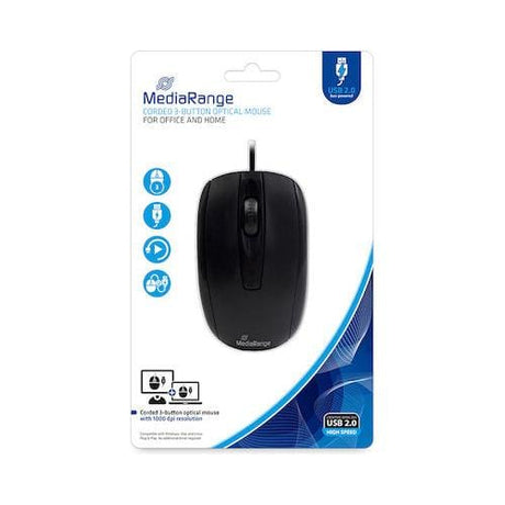 MediaRange Mouse Mouse MediaRange MROS211 | Negru