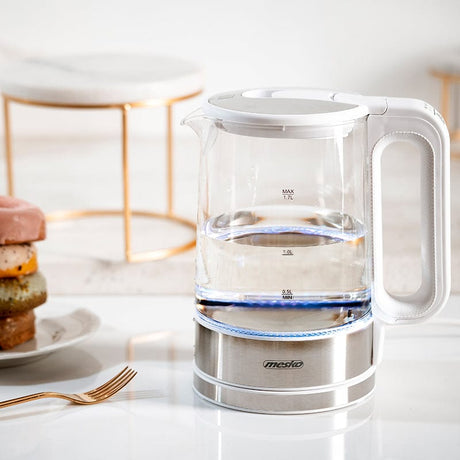 Mesko Fierbator Fierbător Mesko MS1301W | 2200W, 1.7L, Alb, LED