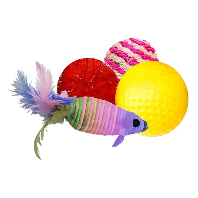 Miau Miau Jucarie pisici Jucărie Pisici Miau Miau MF.03691 | 4, Roșu