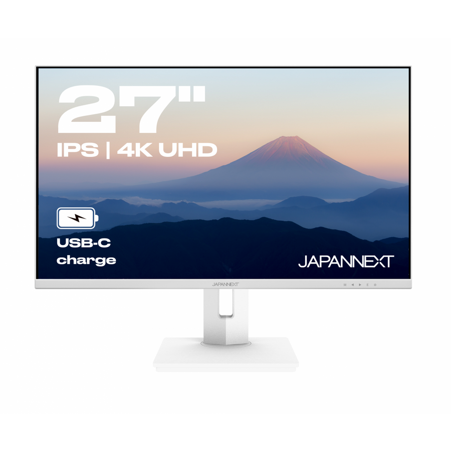 Monitor JAPANNEXT JN-IPS270UHD60F | 27 inch, IPS, 4K UHD, USB-C 65W, Negru